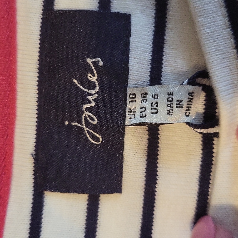 Joules striped long-sleeve tee with rainbow accents - Picture 4 of 10